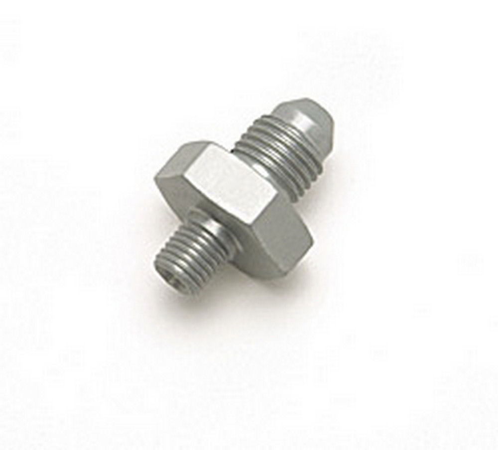 Russell Fitting - Adapter - Straight - 4 AN Male to 1/16 in NPT Male - Steel - Zinc Oxide - Each