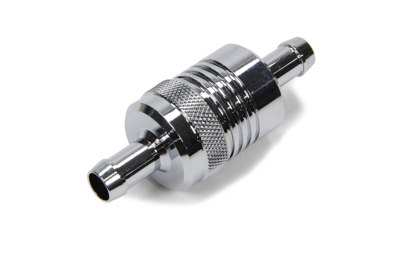 Russell Fuel Filter - Street - In-Line - 40 Micron - Sintered Bronze Element - 3/8 in Hose Barb Inlet - 3/8 in Hose