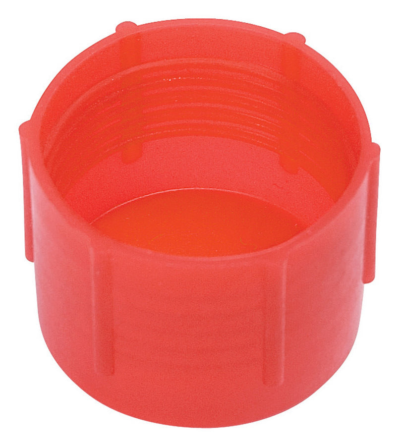 Russell AN Dust Cap - 6 AN - Plastic - Red - Set of 10