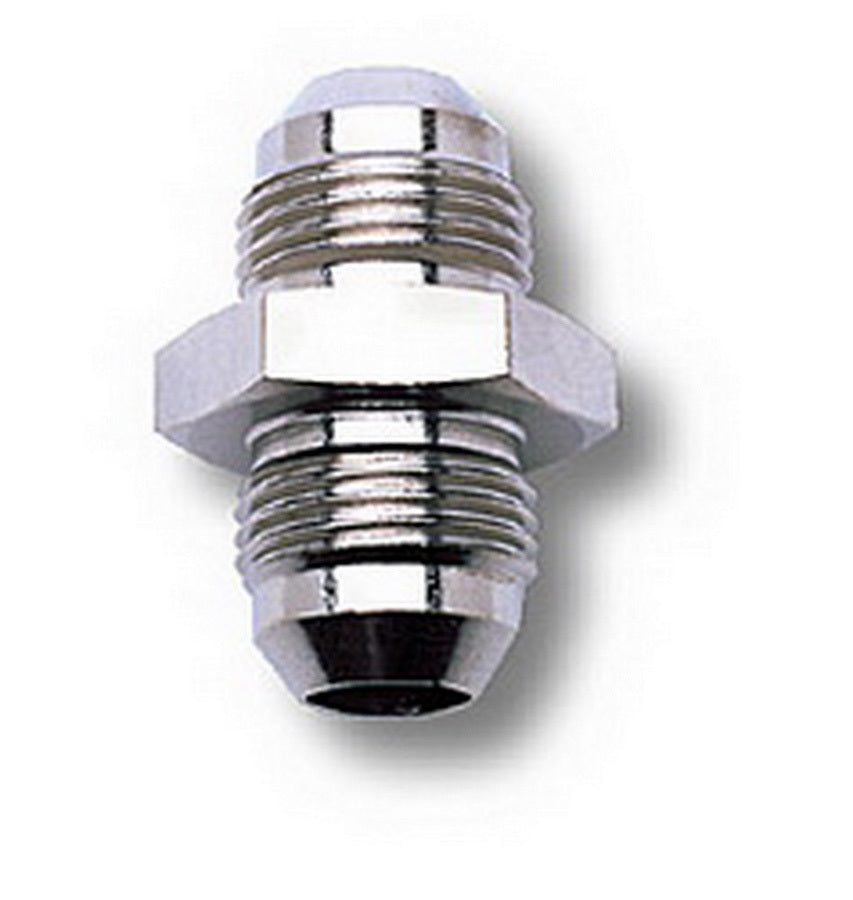 Russell Fitting - Adapter - Straight - 6 AN Male to 6 AN Male - Aluminum - Nickel Anodized - Each