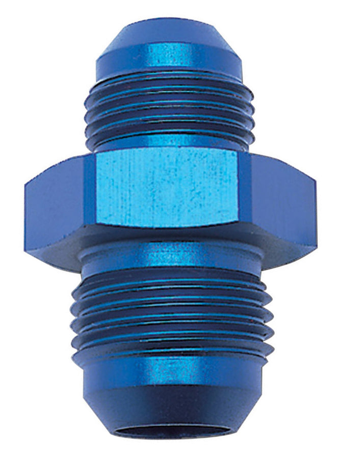 Russell Fitting - Adapter - Straight - 6 AN Female to 8 AN Male - Aluminum - Blue Anodized - Each