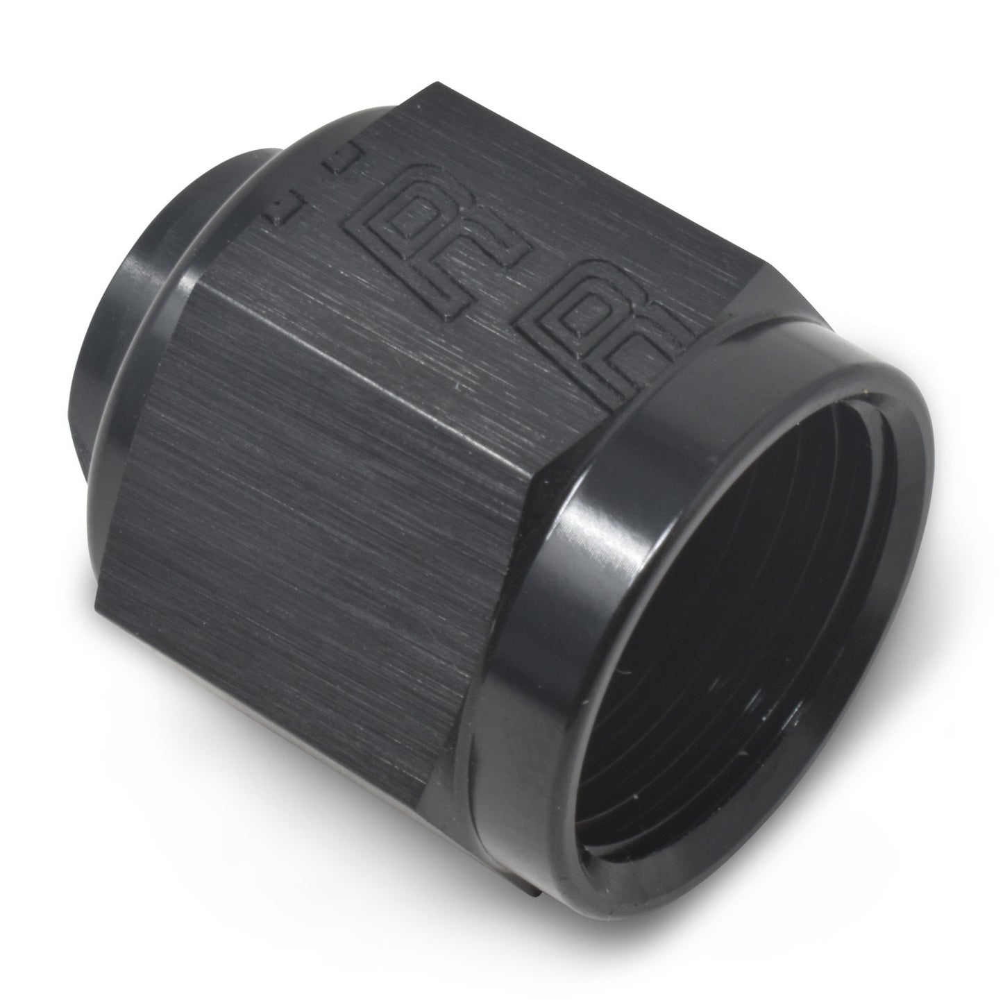 Russell Fitting - Cap - 12 AN - Aluminum - Black - Each