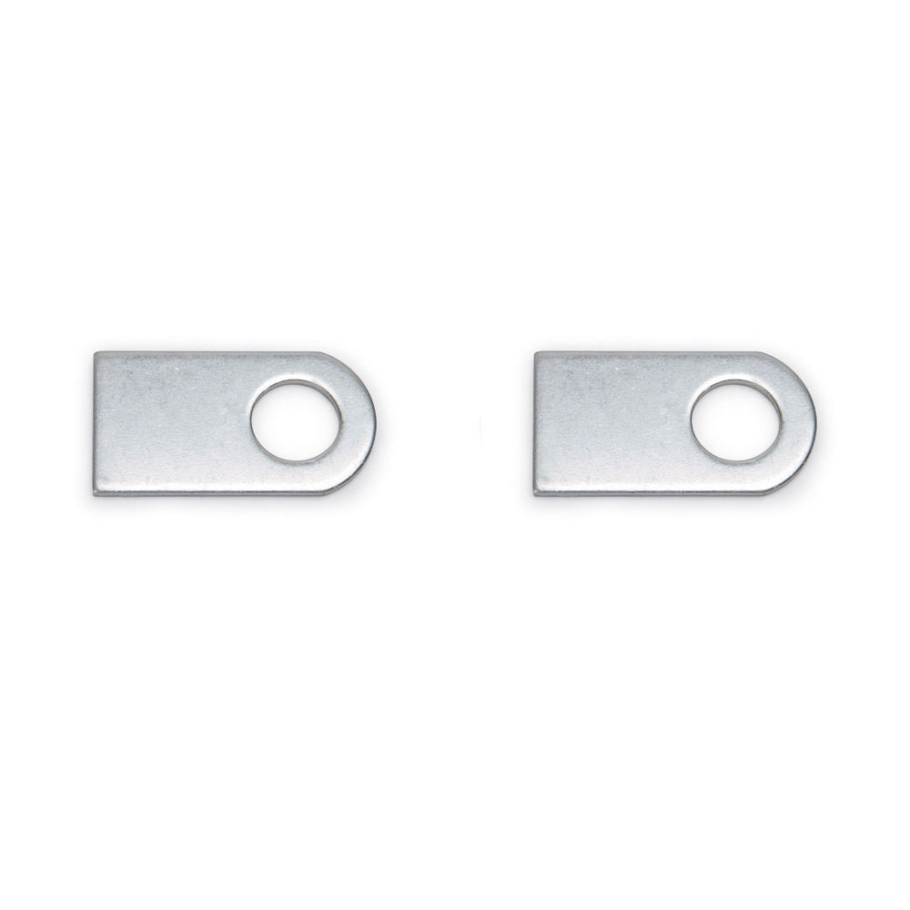 Russell Brake Hose Mounting Bracket - Straight - 0.625 in Holes - Weld-On - Steel - Pair