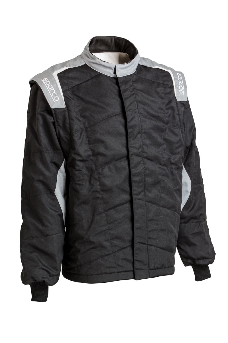 Sparco Driving Jacket - Sport Light - SFI 3.2A/5 - Double Layer - Nomex - Black / Gray - 2X-Large - Each
