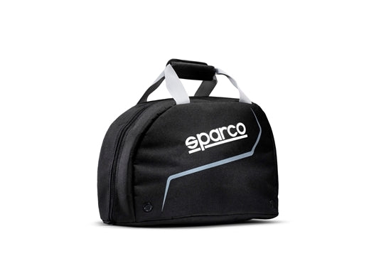 Sparco Helmet Bag - Padded Interior - Zipper Closure - Nylon - Black - Each