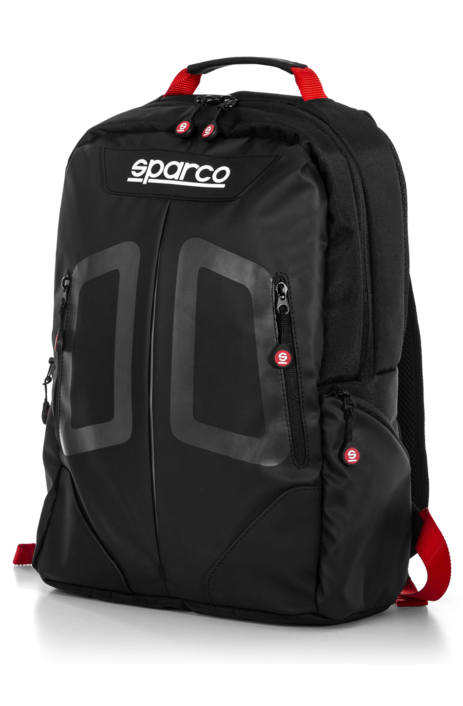 Sparco Gear Bag - Stage - 12 in Long x 6 in Wide x 16 in Tall - Zipper Closure - Backpack Straps - Sparco Logo -