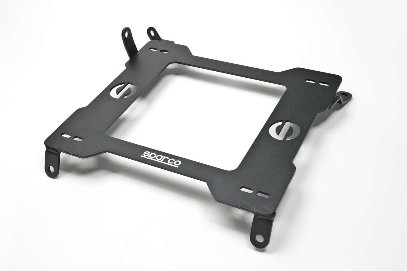 Sparco Seat Adapter Bracket - 600 Series - Sparco to Driver Side Ford Mustang 1979-98 - Steel - Black Powder Coat - Each