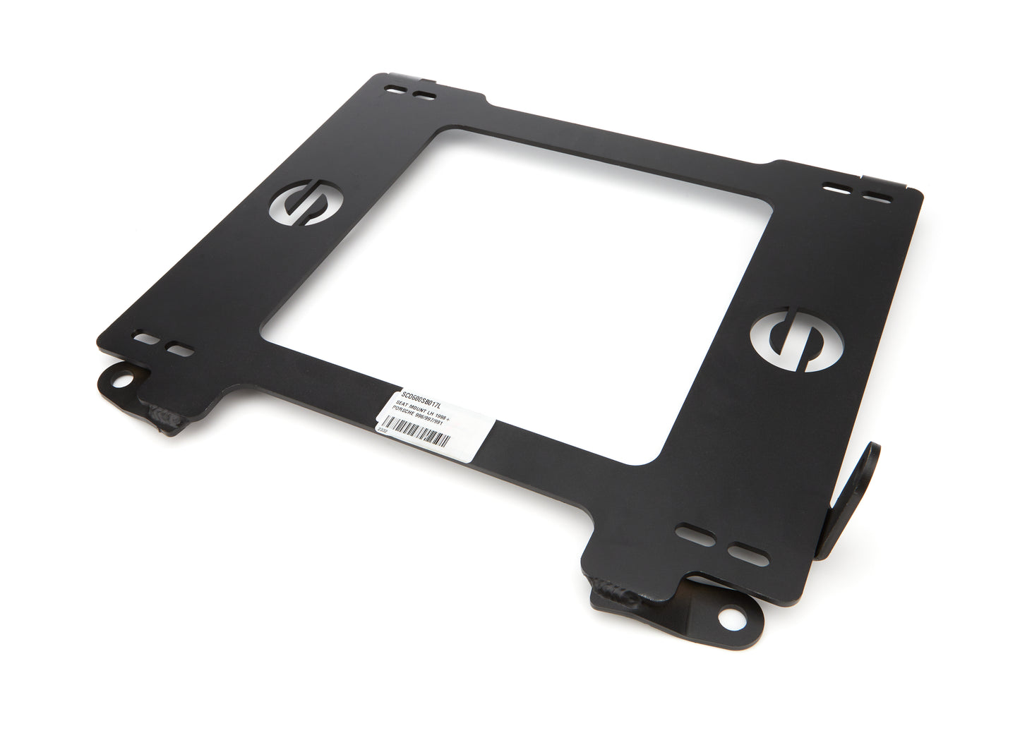 Sparco Seat Adapter Bracket - 600 Series - Sparco to Driver Side Porsche 996 / 997 / 991 1998-2022 - Steel - Black
