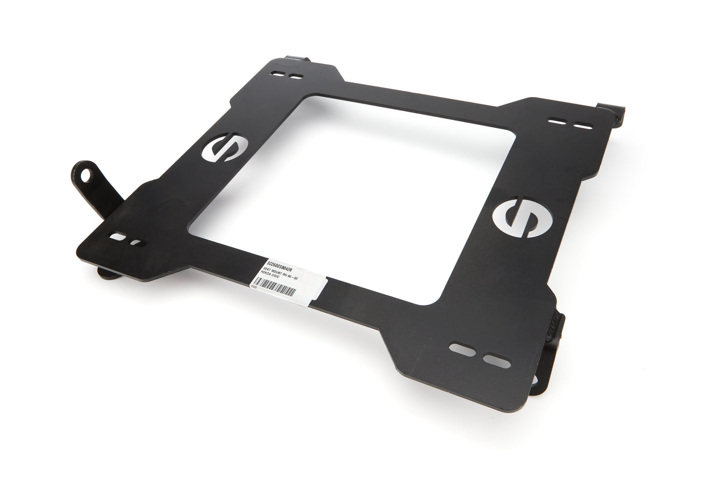 Sparco Seat Adapter Bracket - 600 Series - Sparco to Passenger Side Honda Civic 1996-2000 - Steel - Black Powder Coat