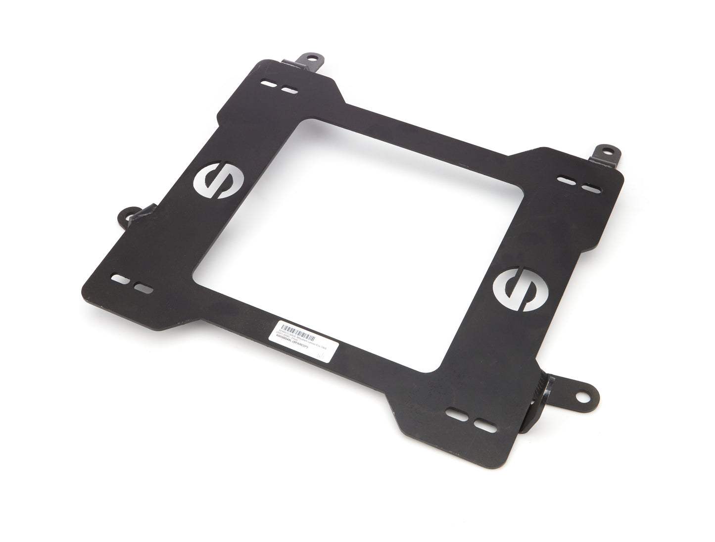 Sparco Seat Adapter Bracket - 600 Series - Sparco to Driver Side Mitsubishi Lancer Evolution 2001-07 - Steel - Black