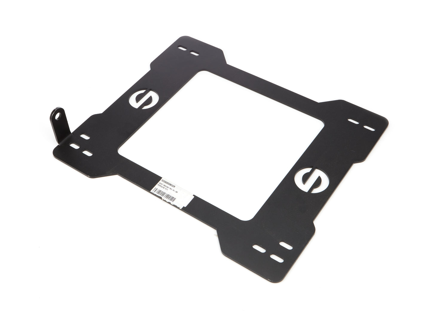 Sparco Seat Adapter Bracket - 600 Series - Sparco to Passenger Side Porsche 911 1974-98 - Steel - Black Powder Coat -