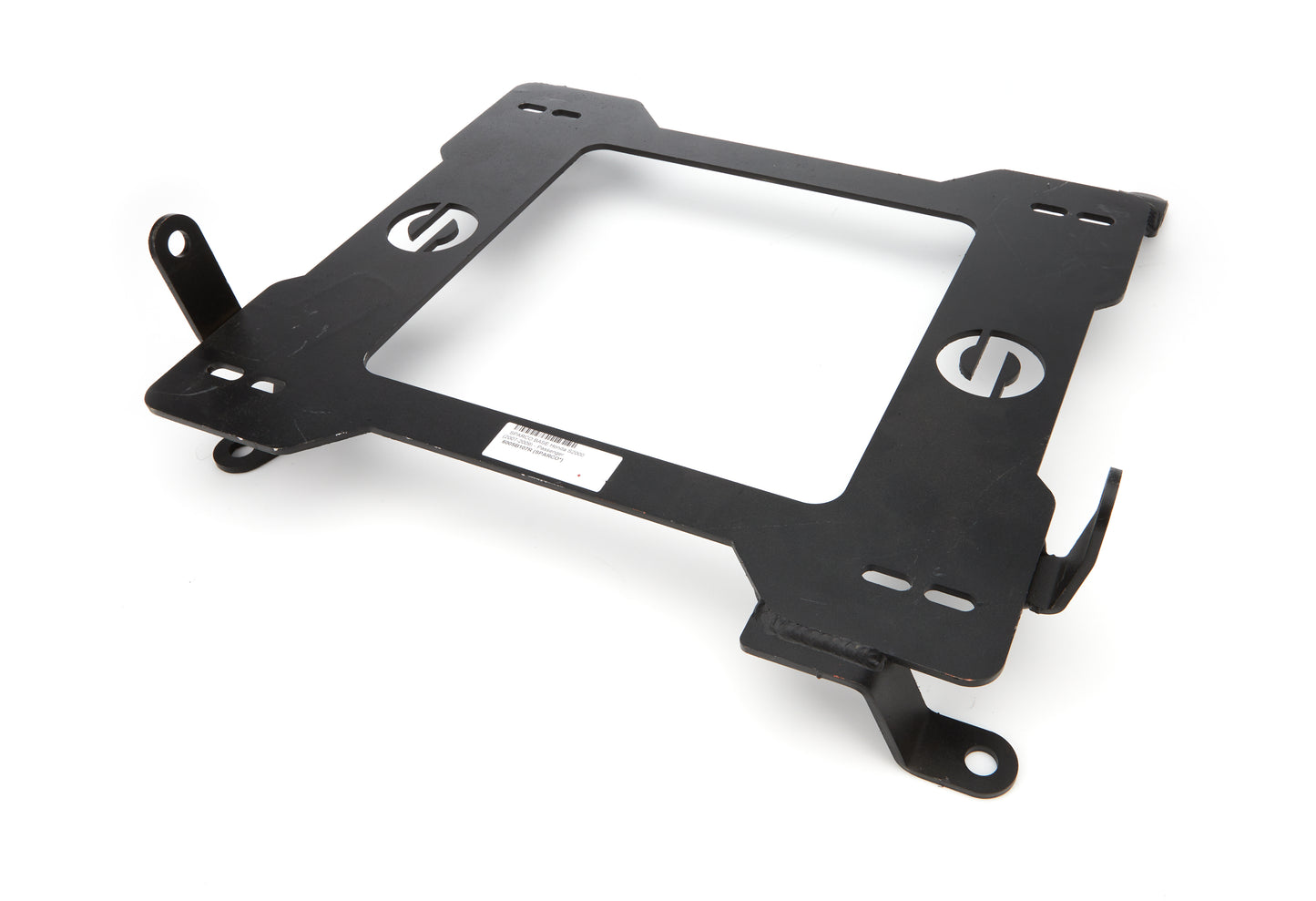 Sparco Seat Adapter Bracket - 600 Series - Sparco to Passenger Side Honda S2000 2004-09 - Steel - Black Powder Coat -