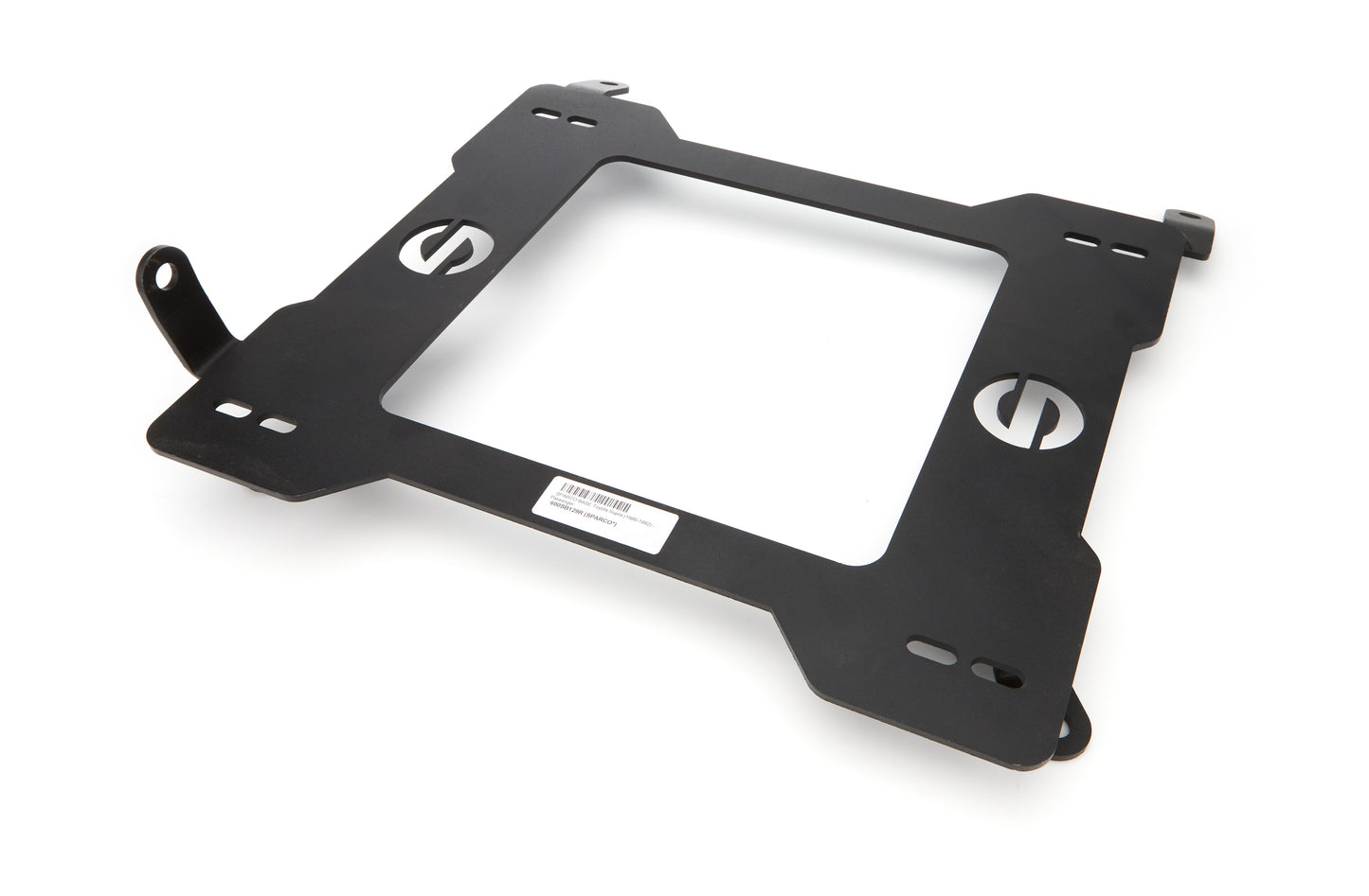 Sparco Seat Adapter Bracket - 600 Series - Sparco to Passenger Side Toyota Supra 1986-92 - Steel - Black Powder Coat -