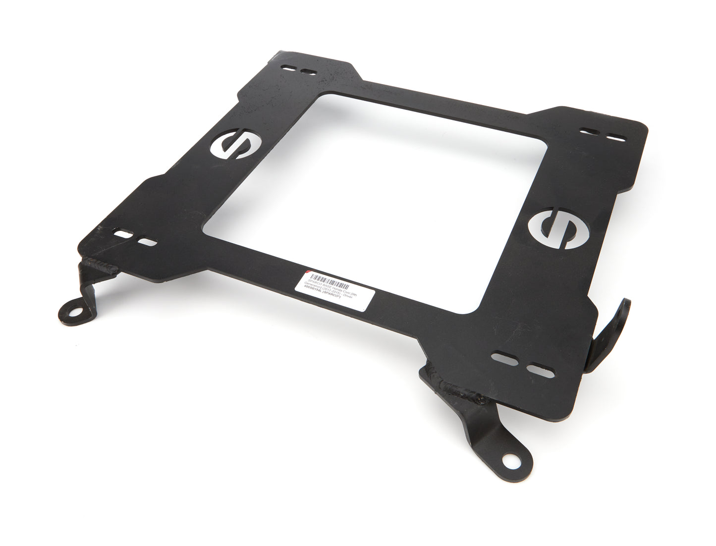Sparco Seat Adapter Bracket - 600 Series - Sparco to Driver Side Honda Civic 2012-15 - Steel - Black Powder Coat - Each