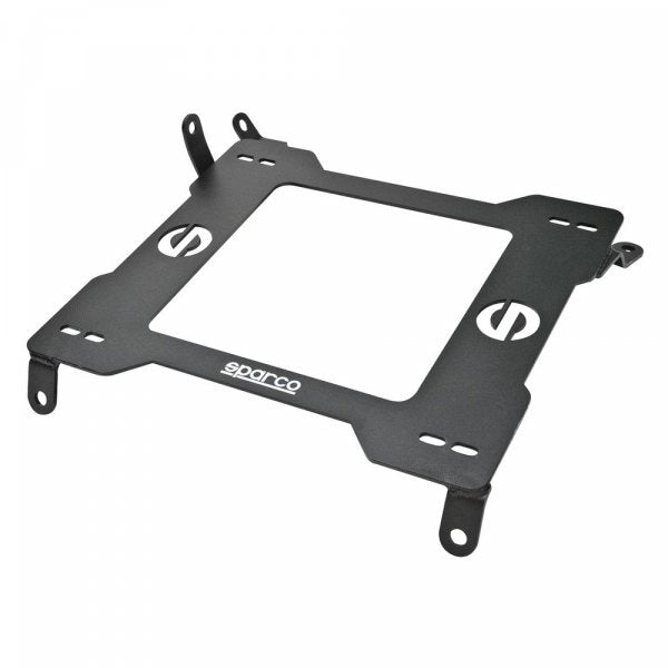 Sparco Seat Adapter Bracket - 600 Series - Driver Side - Steel - Black Powder Coat - Honda Civic 2016-22 - Each