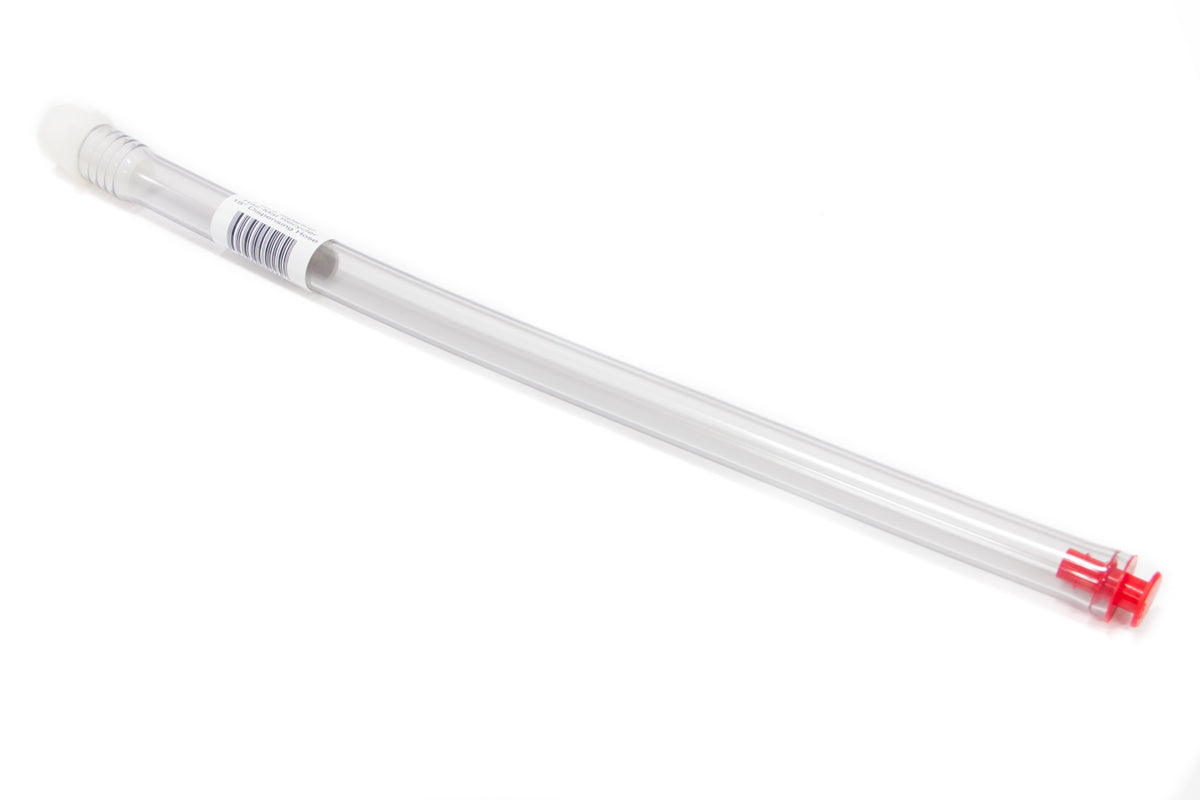 Scribner Utility Jug Hose - Filler Hose - 18 in Long - Plastic / Vinyl - Clear / White - Scribner Utility Jug Caps -