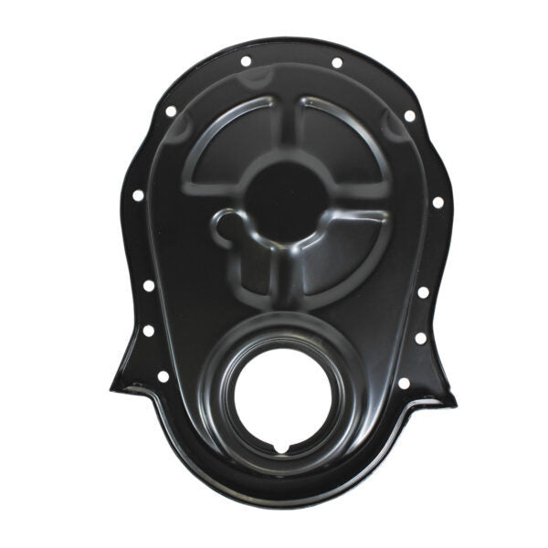 Specialty Products Company Timing Cover - 1-Piece - Steel - Black Paint - Big Block Chevy - Each