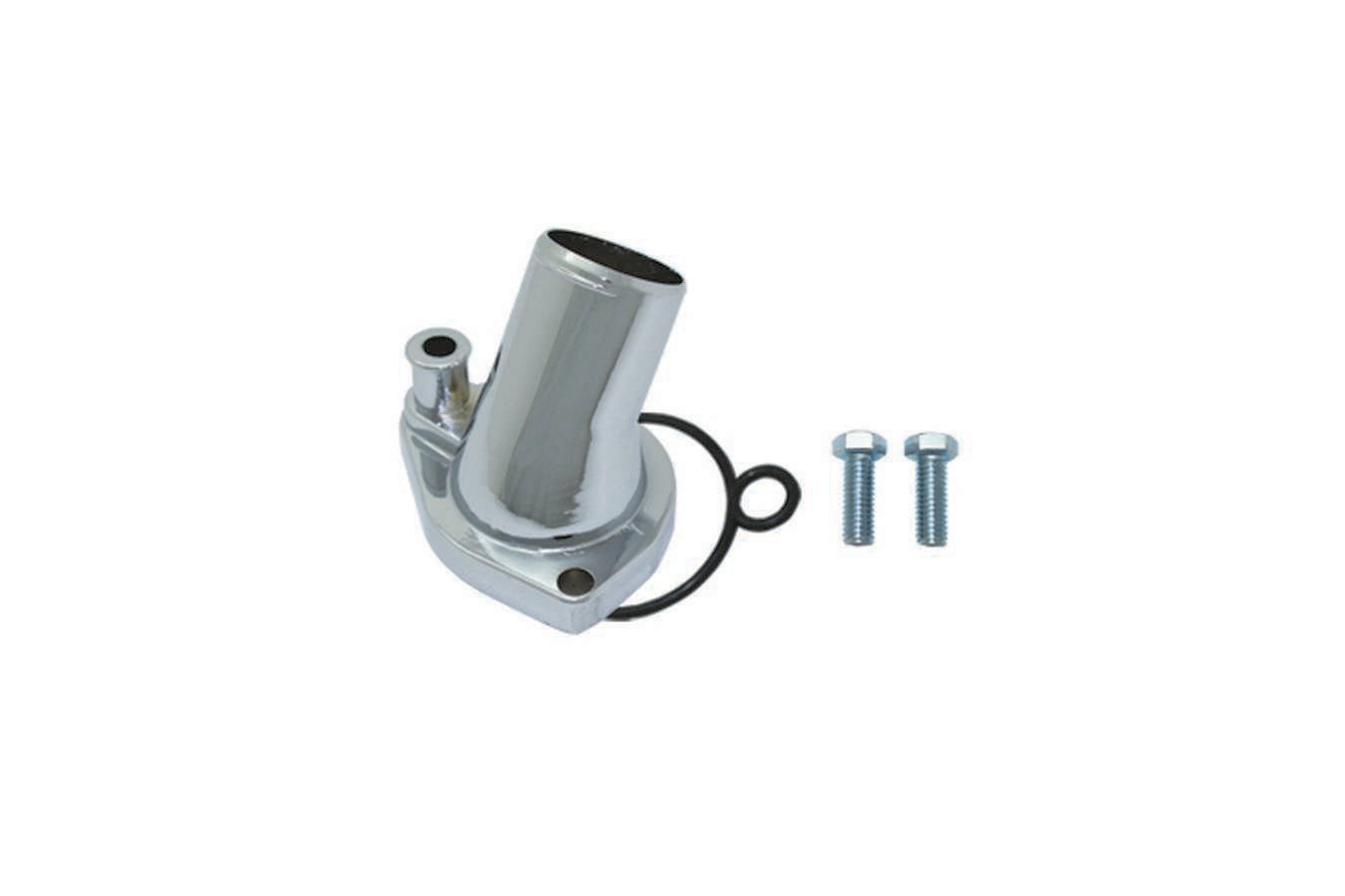Specialty Products Company Water Neck - 15 Degree - 1-1/2 in ID Hose - O-Ring - Hardware Included - Steel - Chrome -