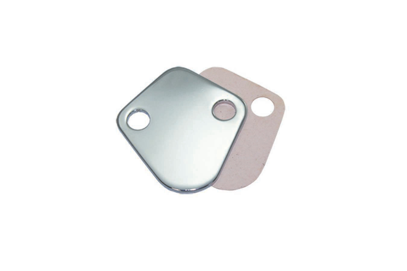 Specialty Products Company Fuel Pump Mounting Plate - Gasket Included - Steel - Chrome Plated - Big Block Chevy - Each