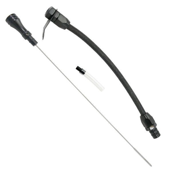 Specialty Products Company Transmission Dipstick - Transmission Mount - Flexible - OEM Length - Braided Stainless -