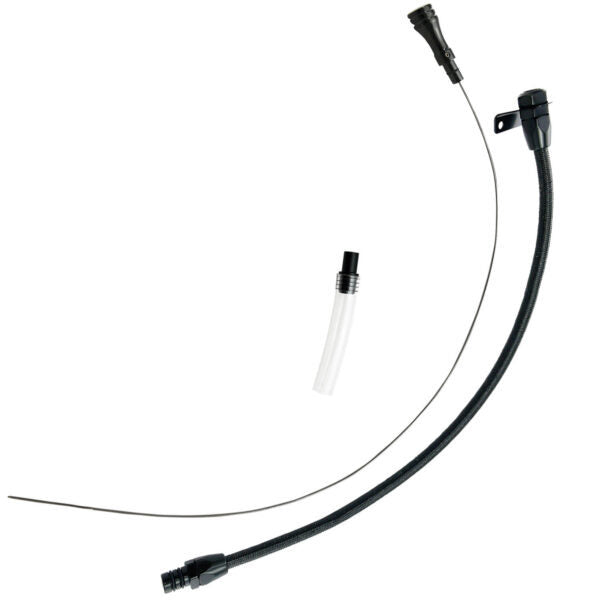 Specialty Products Company Transmission Dipstick - Flexible - Transmission Mount - OEM Length - Braided Stainless -