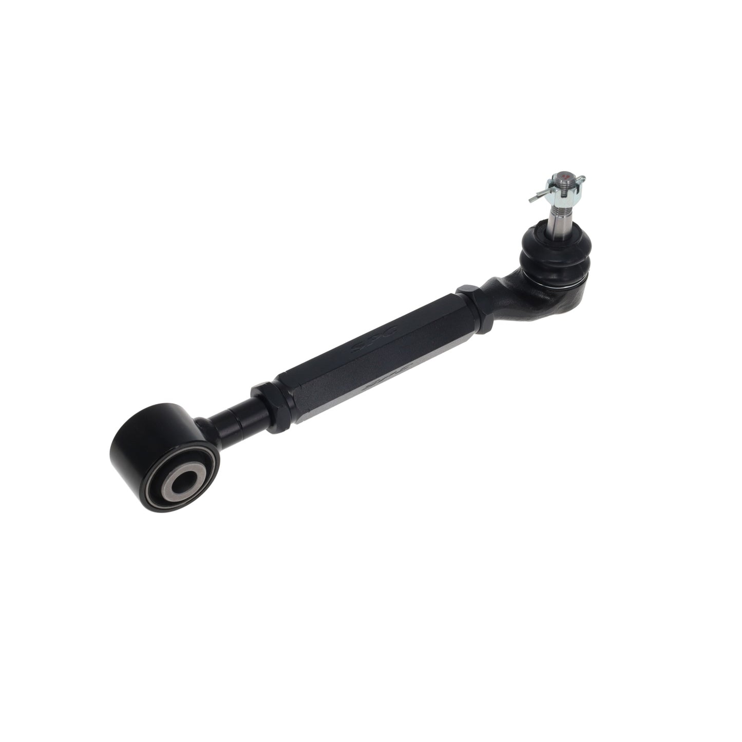 Spc Performance Toe Arm - Tubular - Adjustable - Lower - Rubber / Steel Bushing - Steel - Black Paint - Various Subaru