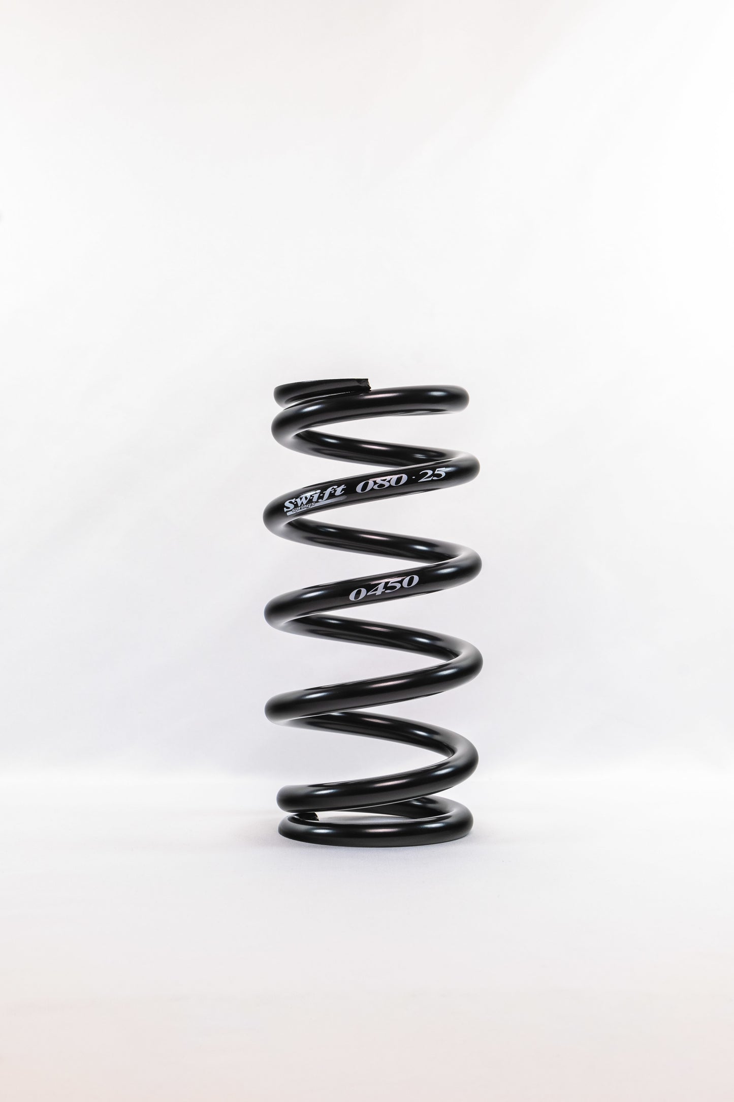 Swift Springs Coil Spring - Coil-Over - 2.5 in ID - 8 in Length - 450 lb/in Spring Rate - Steel - Black Powder Coat -
