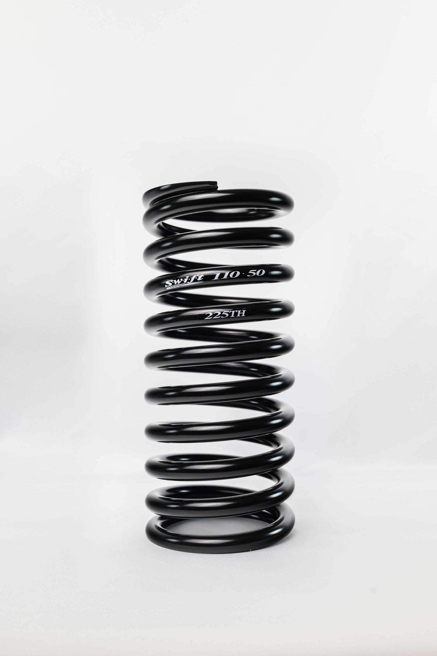 Swift Springs Coil Spring - Tight Helix - Conventional - 5 in OD - 11 in Length - 225 lb/in Spring Rate - Rear - Black