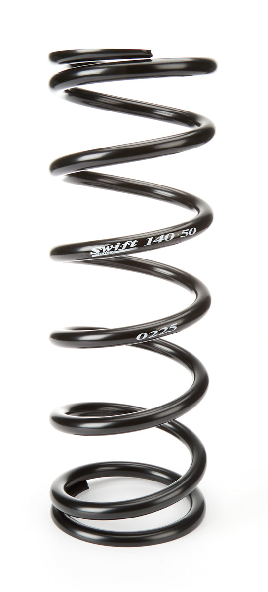 Swift Springs Coil Spring - Conventional - 5 in OD - 14 in Length - 225 lb/in Spring Rate - Rear - Steel - Black
