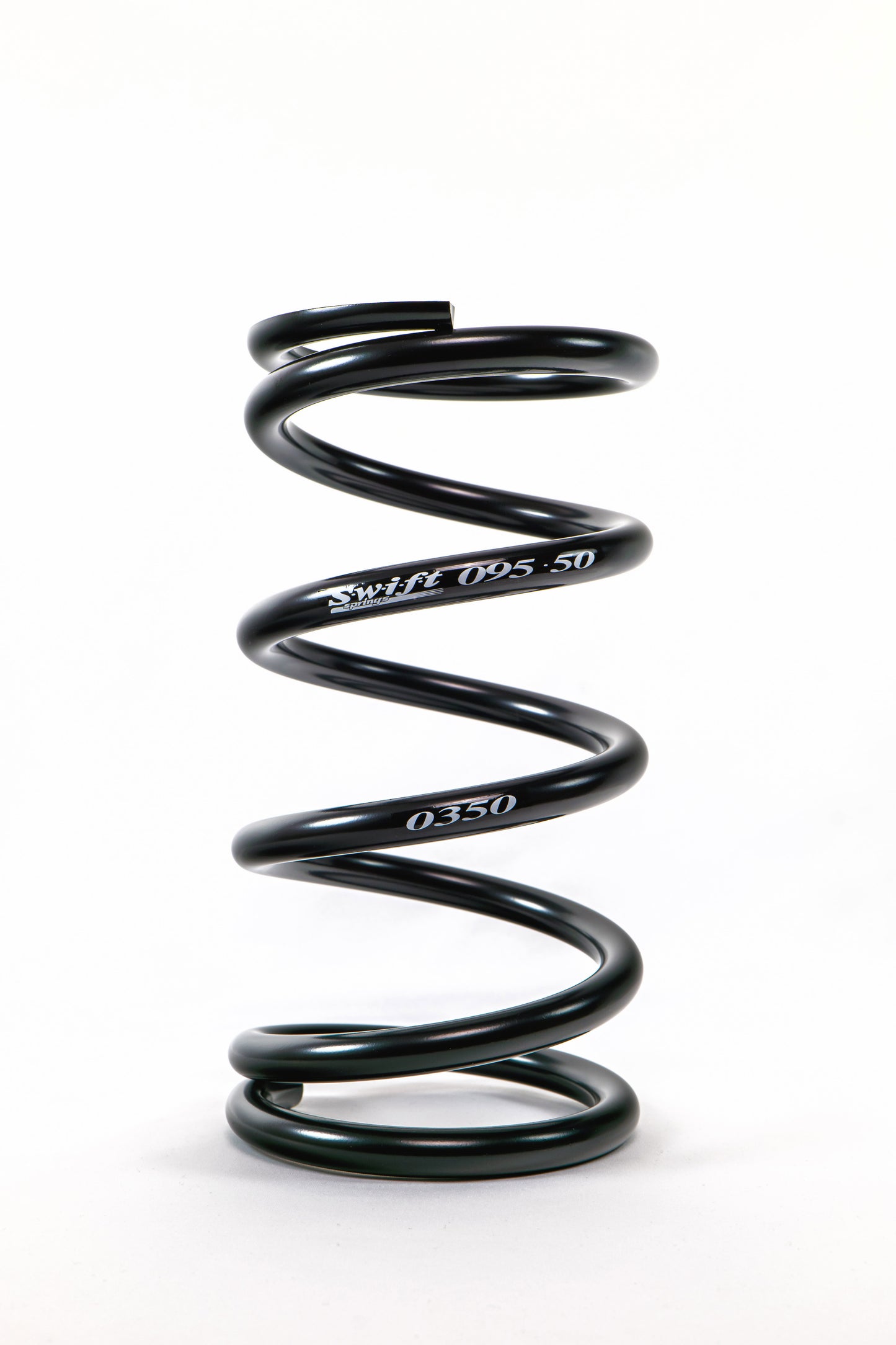 Swift Springs Coil Spring - Conventional - 5 in OD - 9.5 in Length - 350 lb/in Spring Rate - Front - Steel - Black