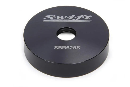 Swift Springs Spring Cup - Bump Stop - Steel - 2-1/2 in Springs - Aluminum - Black Anodized - Each