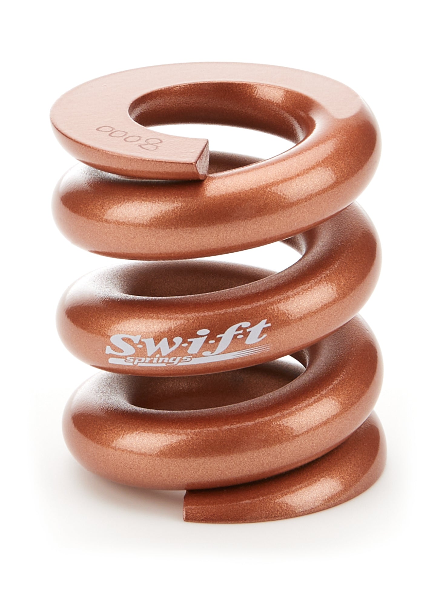 Swift Springs Bump Stop Spring - Round Wire - 2.25 in Free Length - 2 in OD - 8000 lb/in Spring Rate - Steel - Copper