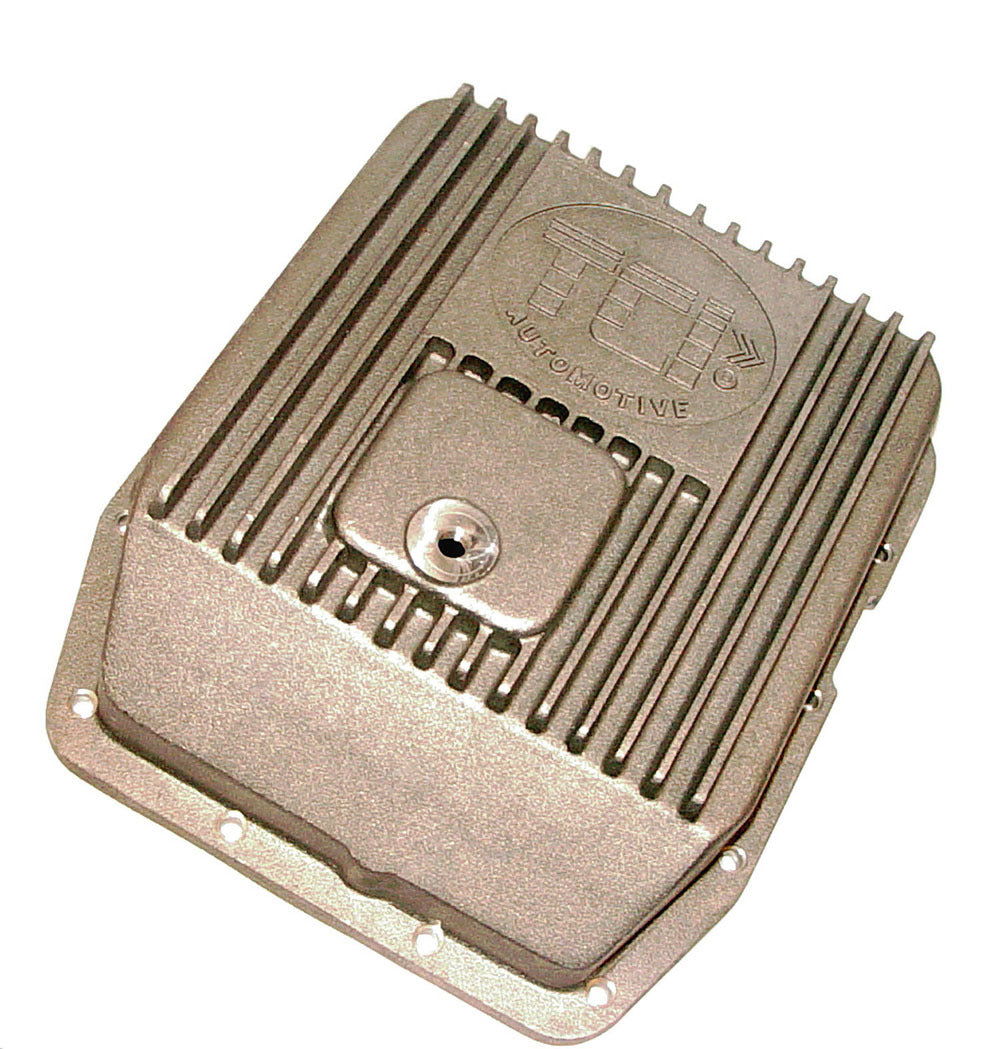 Tci Transmission Pan - Deep Sump - Finned - Adds 2.0 qt Capacity - Aluminum - Natural - AOD / AODE / 4R70W - Kit