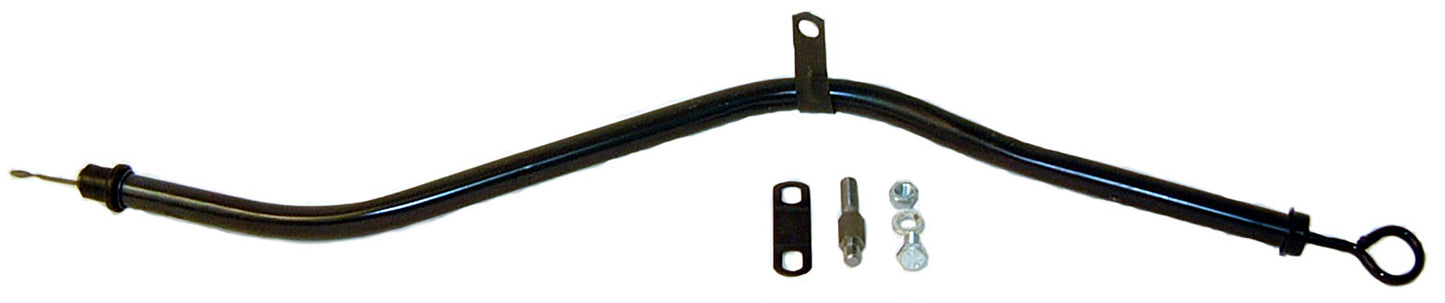 Tci Transmission Dipstick - OEM Length - Steel - Black Paint - Universal - Each