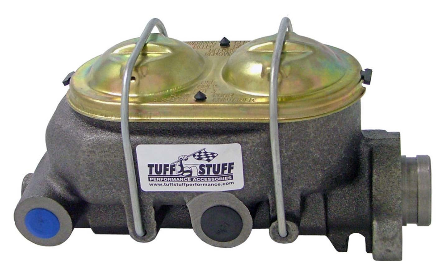 Tuff-Stuff Master Cylinder - 1 in Bore - Integral Reservoir - Iron - Natural - 3-3/8 in Flange Mount - Kit