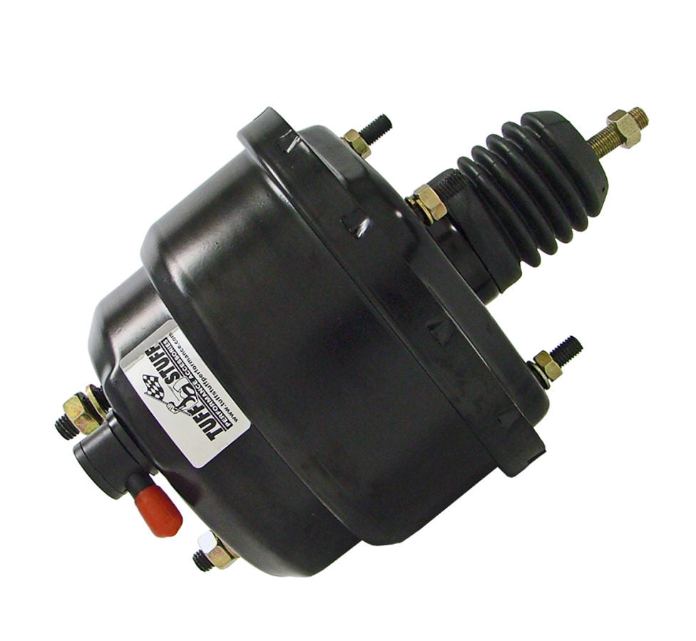Tuff-Stuff Power Brake Booster - 7 in OD - Dual Diaphragm - Steel - Black Powder Coat - Universal - Each