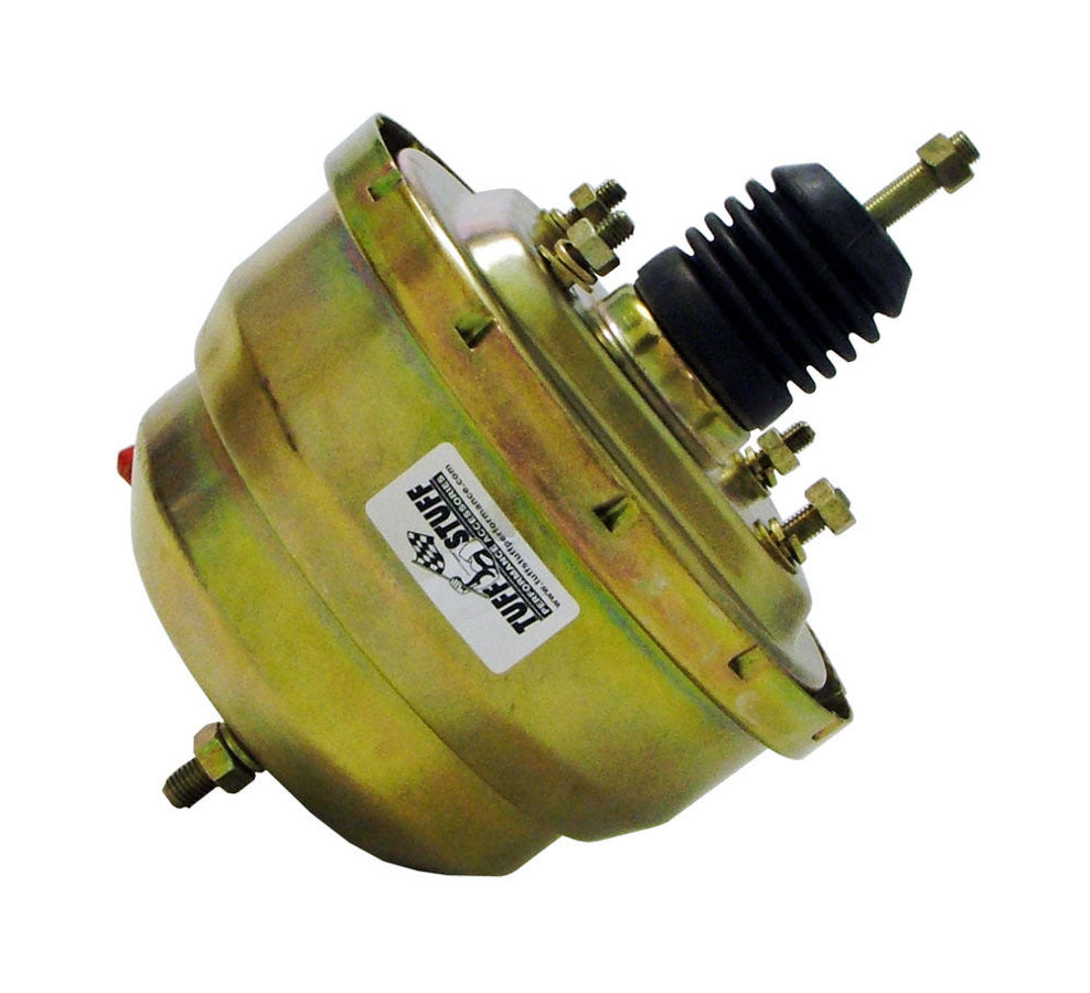 Tuff-Stuff Power Brake Booster - 8 in OD - Dual Diaphragm - Steel - Cadmium - Universal - Each
