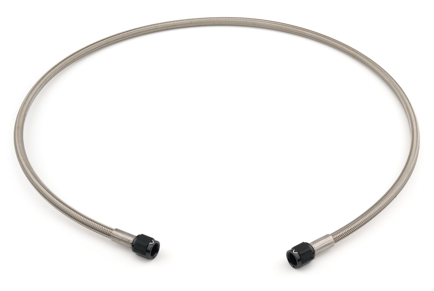 Vibrant Performance AN Hose Assembly - 36 in Long - 4 AN Hose - 4 AN Straight Female to 4 AN Straight Female - Braided