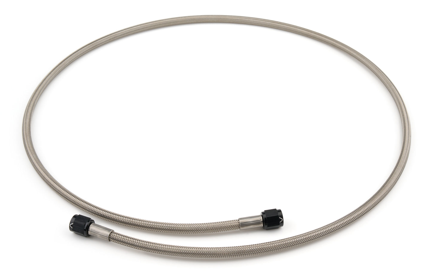 Vibrant Performance AN Hose Assembly - 48 in Long - 4 AN Hose - 4 AN Straight Female to 4 AN Straight Female - Braided