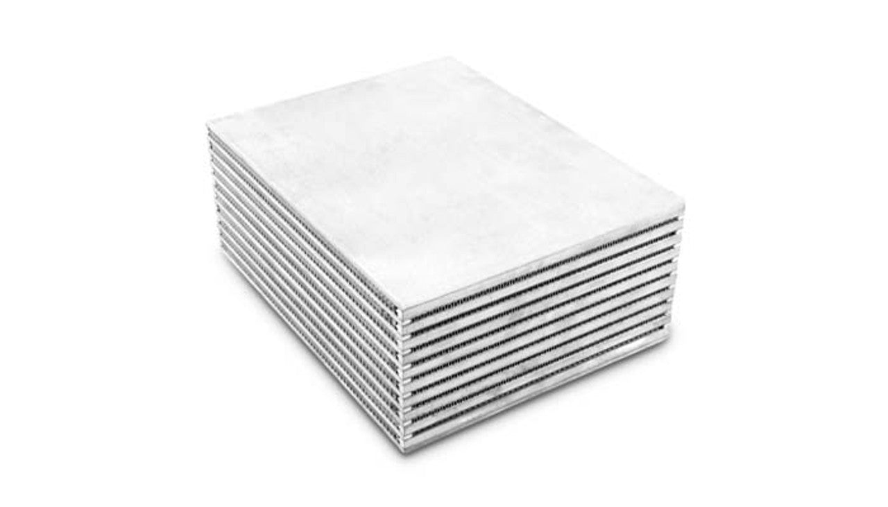 Vibrant Performance Intercooler Core - Horizontal Flow - 10 x 8 x 4 in Tall - Aluminum - Natural - Each