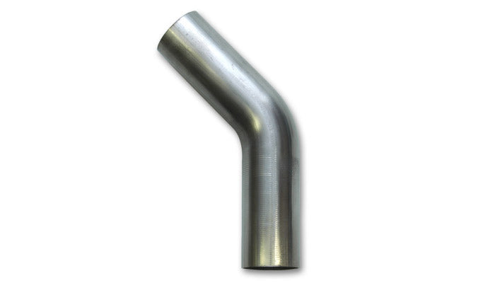 Vibrant Performance Exhaust Bend - 45 Degree - Mandrel - 2-1/8 in Diameter - 3-1/8 in Radius - 6 in Legs - 16 Gauge -