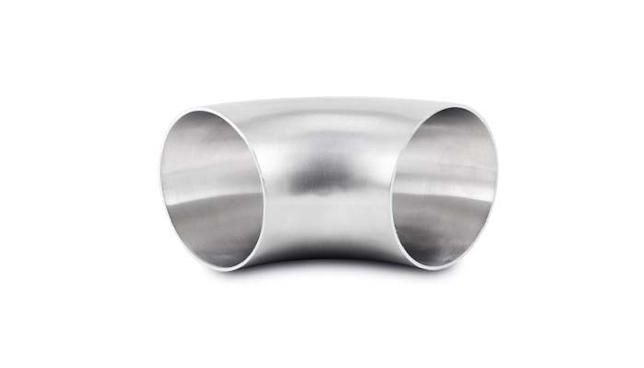 Vibrant Performance Exhaust Bend - 90 Degree - Mandrel - 3.5 in Diameter - 3.5 in Radius - 3.5 in Legs - Stainless -
