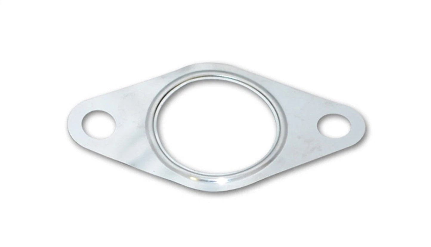 Vibrant Performance Wastegate Flange Gasket - 2-Bolt - Stainless - Natural - Tial / Deltagate / Evolution / Turbosmart
