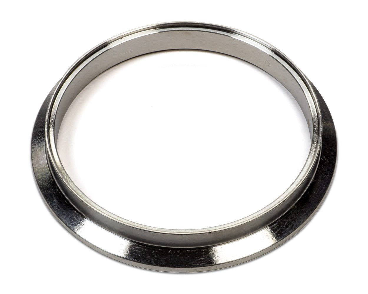 Vibrant Performance V-Band Flange - 0.5 in Thick - 4 in OD Tubing - Stainless - Polished - Each