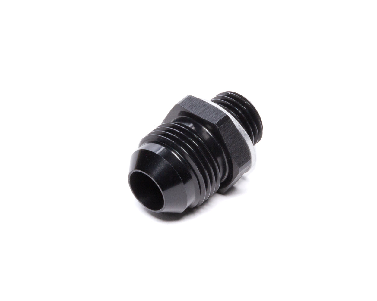 Vibrant Performance Fitting - Adapter - Straight - 8 AN Male to 14 mm x 1.50 Male - Aluminum - Black Anodized - Each