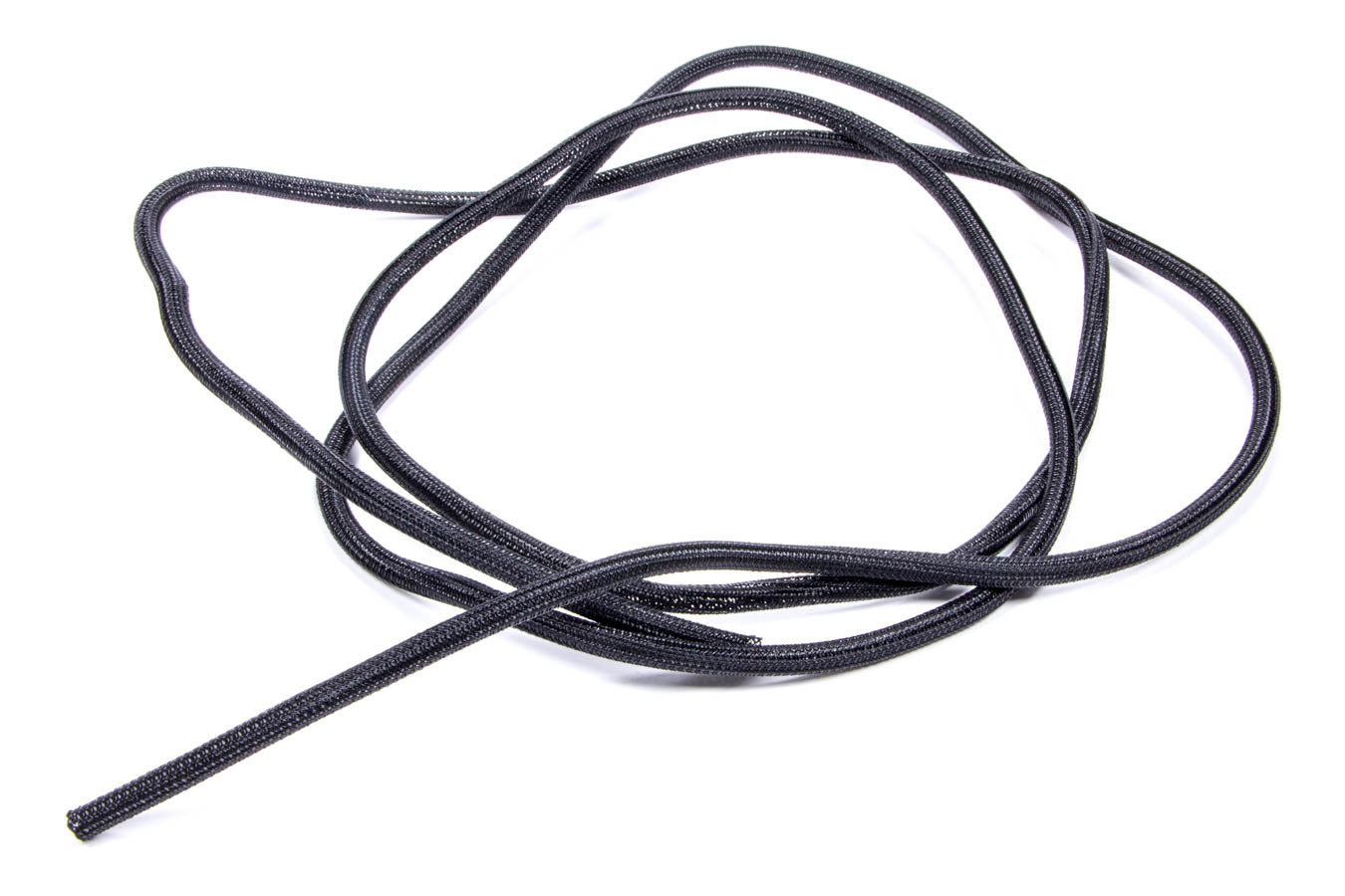 Vibrant Performance Hose and Wire Sleeve - 1/4 in Diameter - Split - 10 ft - Braided Plastic - Black - Each