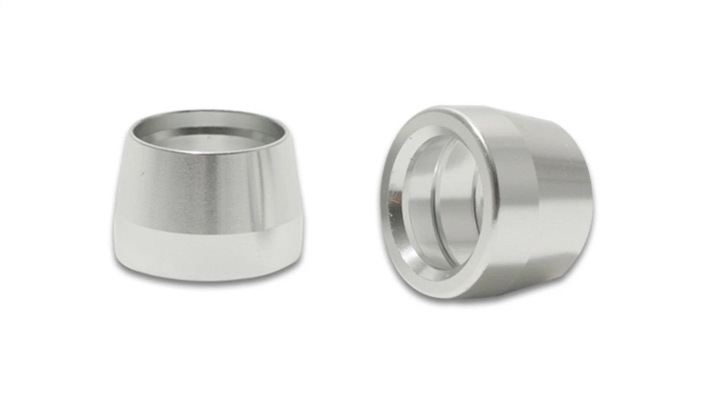 Vibrant Performance Compression Ferrule - 12 AN - Aluminum - PTFE Fittings - Pair