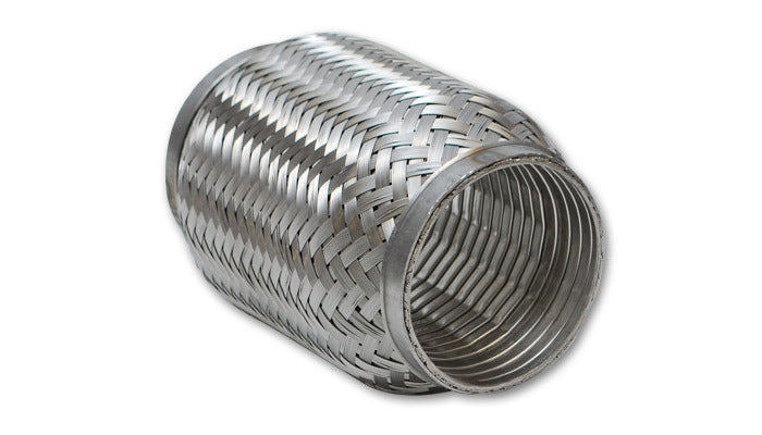 Vibrant Performance Exhaust Flex Pipe - TurboFlex - Weld-On - Flexible - 2 in Inlet - 2 in Outlet - 6 in Long -