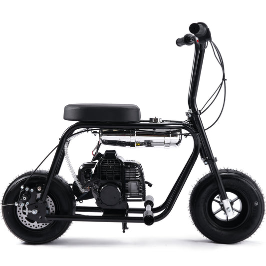 MotoTec Wild Rover 49cc 2-Stroke Kids Gas Mini Bike Black - view 2
