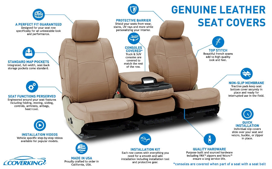Custom Seat Cover Genuine Leather
